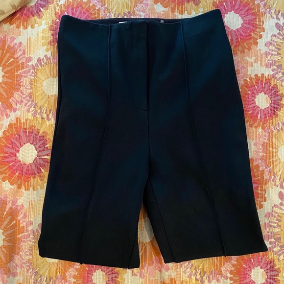 DVF Cotton-blend Twill Slim-leg Pants Size 2 - Picture 4 of 9